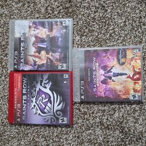 PS3 Saints Row The Third, IV, And Gat Out Of Hell Games For PlayStation 3